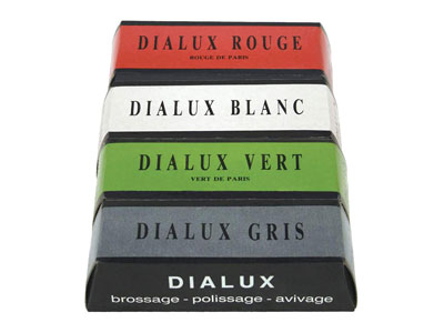 Dialux Set Of 4 Metal Polishing    Bars, 4x 100g For Gold, Silver And Other Metals - Standard Image - 1
