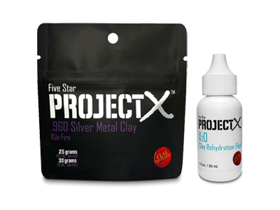 Project X .960 Sterling Silver Clay 30g And Rehydration Fluid 30ml      Bundle - Standard Image - 1