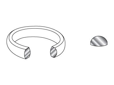 Platinum Court Wedding Ring 5.0mm, Size S, 9.6g Light Weight,         Hallmarked, Wall Thickness 1.76mm - Standard Image - 3