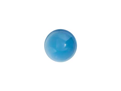 Blue Agate Round Cabochon 6mm - Standard Image - 1