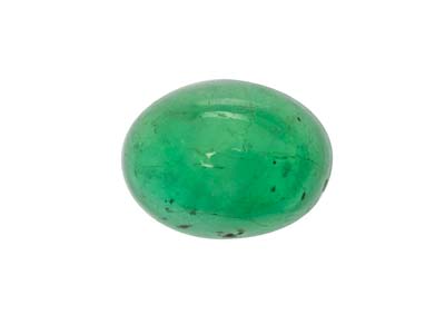 Emerald, Oval Cabochon, 10x8mm