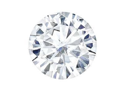 Charles And Colvard Moissanite,    Forever One, Round Modified        Brilliant, 1.6mm, Colour D - I - Standard Image - 1