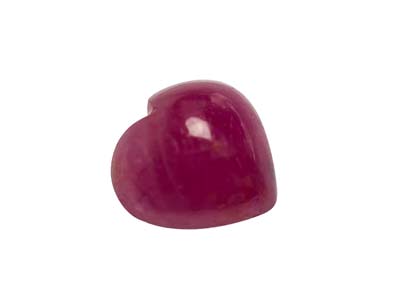 Ruby, Heart Cabochon, 5x5mm - Standard Image - 3