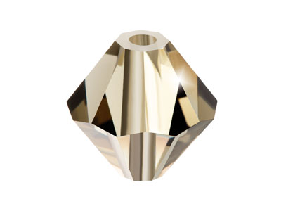 Preciosa Crystal Pack of 24,       Bicone, 4mm, Black Diamond - Standard Image - 1
