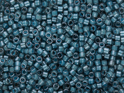 Miyuki 11/0 Delica Seed Beads      Luminous Dusk Blue 7.2g Tube,      Miyuki Code Db2054 - Standard Image - 1