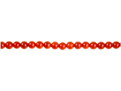 Carnelian Semi Precious Round      Beads, 6mm, 15