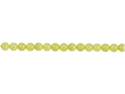 Lemon Jasper Semi Precious Round   Beads 4mm 1640cm Strand
