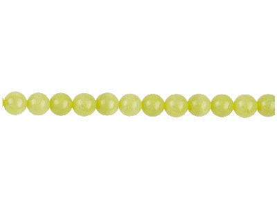 Lemon Jasper Semi Precious Round   Beads 8mm 16