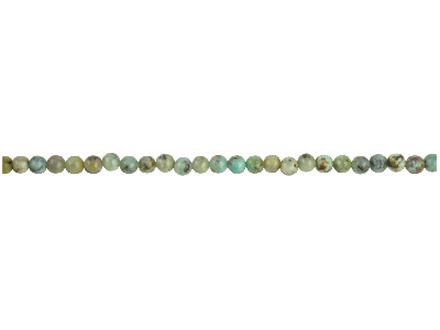 African Turquoise Jasper Semi      Precious Round Beads 4mm, 16