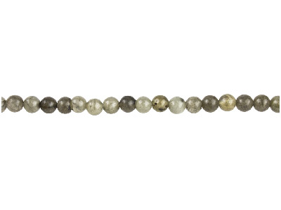 Labradorite Semi Precious Round    Beads 4mm, 16