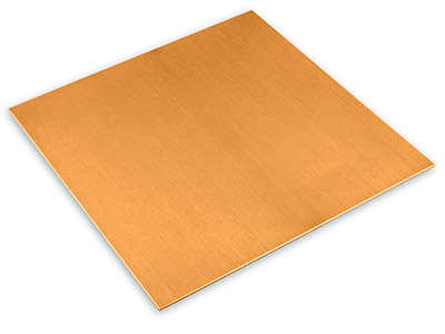 Copper Sheet 75x75x0.7mm - Standard Image - 1
