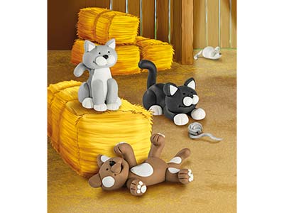 Fimo Cat Kids Form And Play Polymer Clay Set - Standard Image - 7