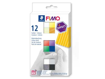 Fimo Effect Colour Pack of 12,