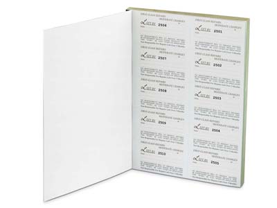 Triplicate Repair Book 2501-3000,  500 Self Duplicating Tickets, A4   Size - Standard Image - 1