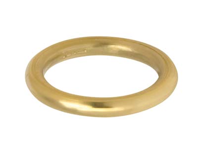 9ct Yellow Gold Halo Wedding Ring  3.0mm, Size K, 4.7g Heavy Weight,  Hallmarked, Wall Thickness 3.00mm, 100% Recycled Gold - Standard Image - 1