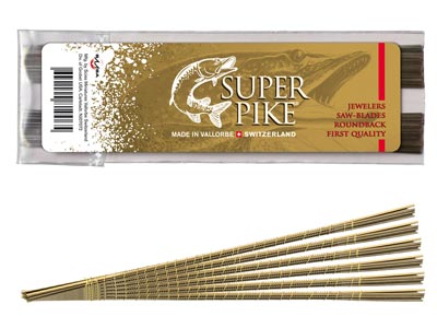 Super Pike Swiss Saw Blades Grade  6/0 Bundle 12 - Standard Image - 2