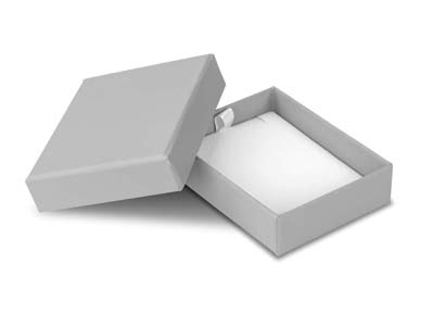 Grey Card Soft Touch Pendant Box - Standard Image - 1