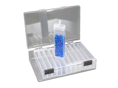 Beadsmith Keeper Flips Bead Box 12 Containers - Standard Image - 2
