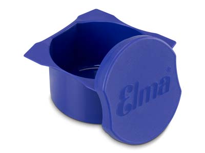 Elma Plastic Cleaning Cup With Lid, Blue