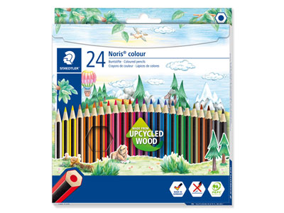 Staedtler Noris Colour 185, Set Of 24 Coloured Pencils - Standard Image - 1