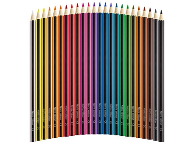Staedtler Noris Colour 185, Set Of 24 Coloured Pencils - Standard Image - 2
