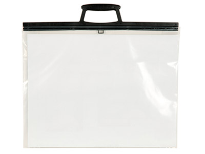 Clear Poly Folio With Clip Handles, A3 - Standard Image - 1