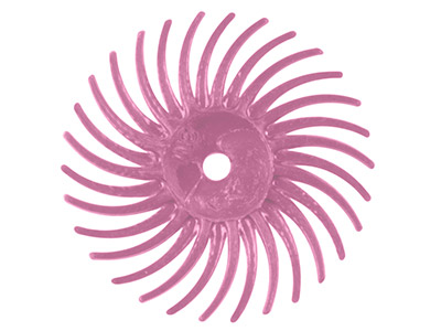 3M Radial Abrasive Disc Pink       Pack of 6 - Standard Image - 1