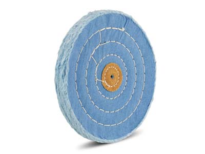 Stitched Cotton Mop, Blue, 152mm X 50 Ply