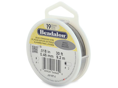 Beadalon 19 Strand Bright 0.46mm X 9.2m Wire