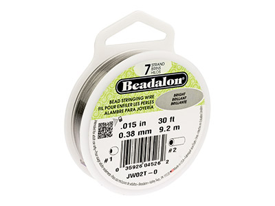 Beadalon 7 Strand Bright 0.38mm X  9.2m Wire