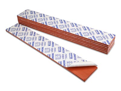 Castaldo Econosil, Silicon Moulding Rubber, High Precision, 5lb Cut     Strips, Brick Red - Standard Image - 1