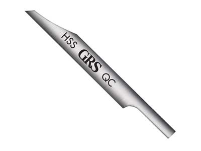 GRS Quick Change HSS Flat Graver  0.4mm Tool Point Width