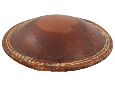 Multi Purpose Leather Cushion       160mm6 Diameter, Filled With Fine Light Weight Grit, 307g