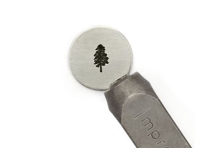 ImpressArt Signature Tree Design   Stamp 9.5mm - Standard Image - 1