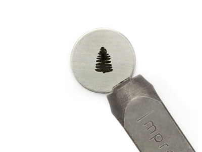 ImpressArt Signature Spruce Tree   Design Stamp 9.5mm - Standard Image - 1