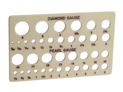 Plastic Gauge For Diamonds And     Pearls - Standard Image - 1