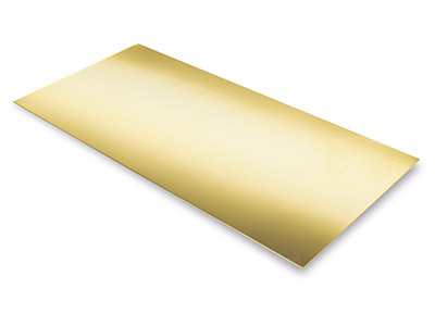 9ct Yellow Gold Sheet 2.50mm Fully Annealed, 100% Recycled Gold - Standard Image - 1
