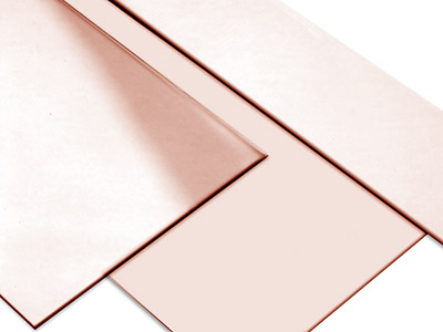 9ct Red Gold Sheet 3.00mm Fully    Annealed, 100% Recycled Gold - Standard Image - 1