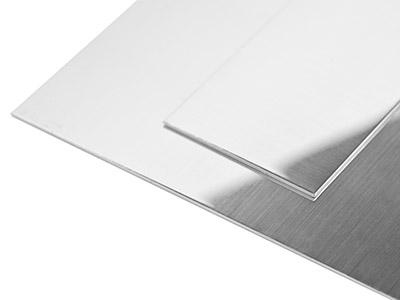 18ct White Gold Sheet 1.50mm, 100% Recycled Gold - Standard Image - 1