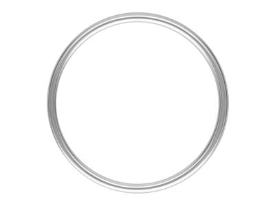 Sterling Silver Plain Ring 1mm Size J1/2 - Standard Image - 1