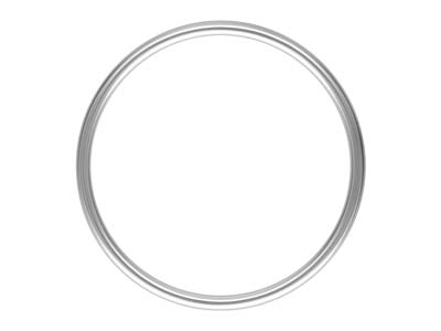 Sterling Silver Plain Ring 1mm Size L1/2 - Standard Image - 1
