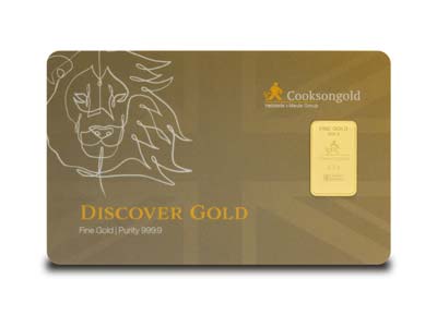 Fine Gold Bar 2.5gm Fine Card      Design - Standard Image - 1