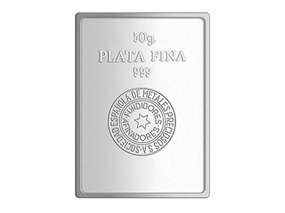 Fine Silver Bar 50gms - Standard Image - 1