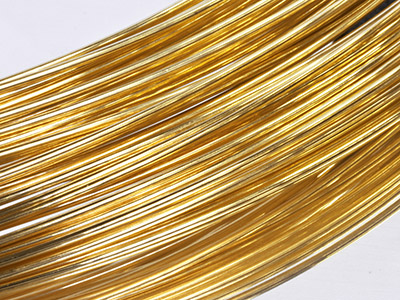 9ct Yellow Gold Round Wire 0.30mm, 100% Recycled Gold - Standard Image - 1
