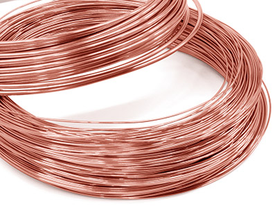 9ct Red Gold Round Wire 1.50mm,    100 Recycled Gold
