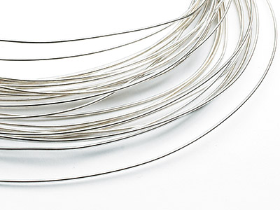 9ct White Gold Round Wire 2.00mm,  100% Recycled Gold - Standard Image - 1