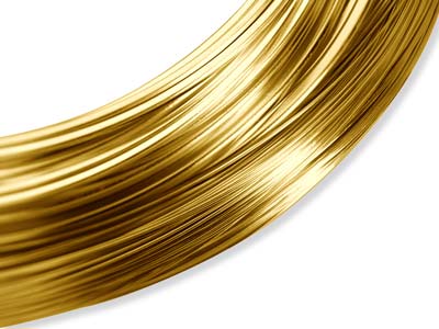 Gold Filled Round Wire 2.5mm Half  Hard - Standard Image - 1