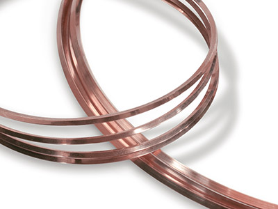 18ct Red Gold 5n Square Wire 6.00mm Fully Annealed, 100% Recycled Gold - Standard Image - 1