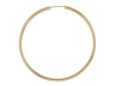 Gold Filled 60mm Endless Hoop      Earring - Standard Image - 1