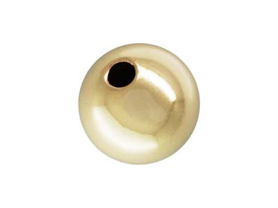 Gold Filled Bead Plain Round 4mm   Pack of 5
